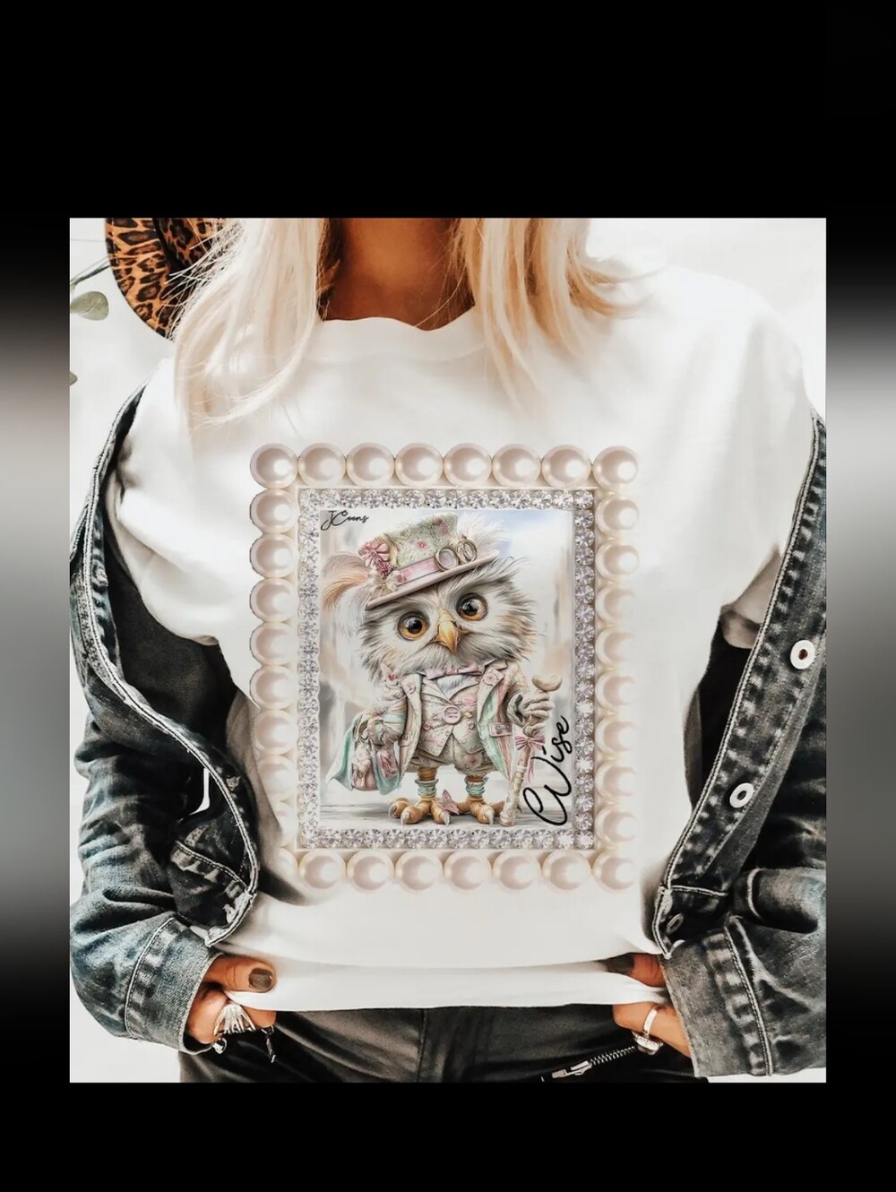 #2003 Wise Pearl Frame Tee